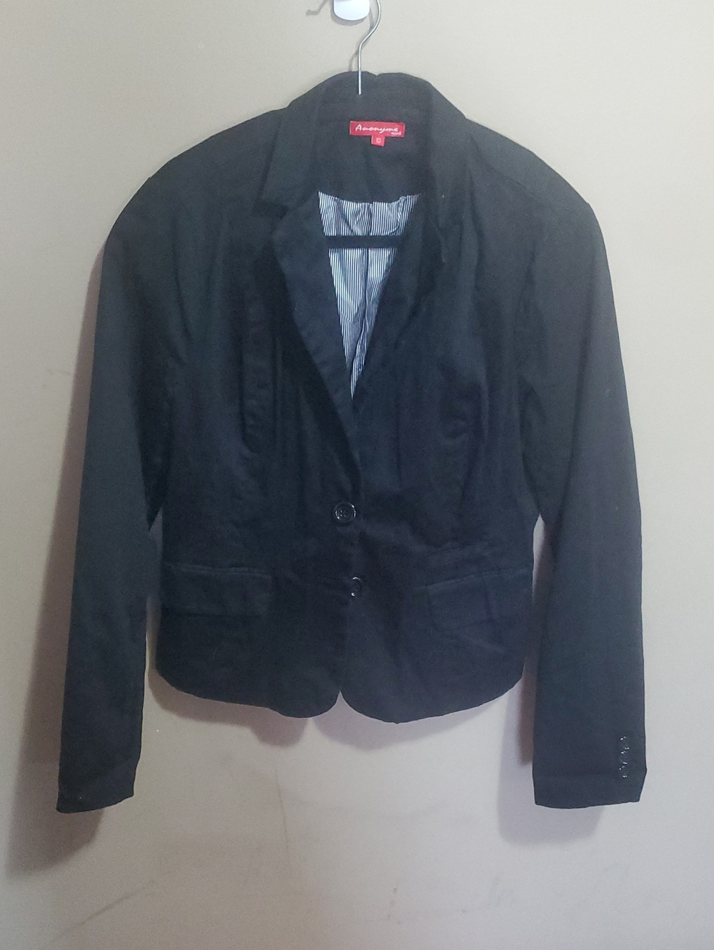 Anonyme Black Women's Tailored Blazer Size 10